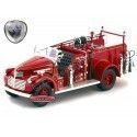 Cochesdemetal.es 1941 GMC Firetruck Camión de Bomberos Rojo 1:24 Lucky Diecast 20068