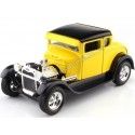 1929 Ford Model A Hot Rod Coupe Amarillo/Negro 1:24 Maisto 31201