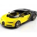 2016 Bugatti Chiron Amarillo/Negro Metalizado 1:24 Maisto 32509