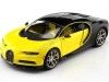 2016 Bugatti Chiron Amarillo/Negro Metalizado 1:24 Maisto 32509