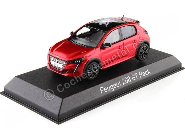 2022 Peugeot 208 GT Pack Rojo Elixir 1:43 Norev 472836