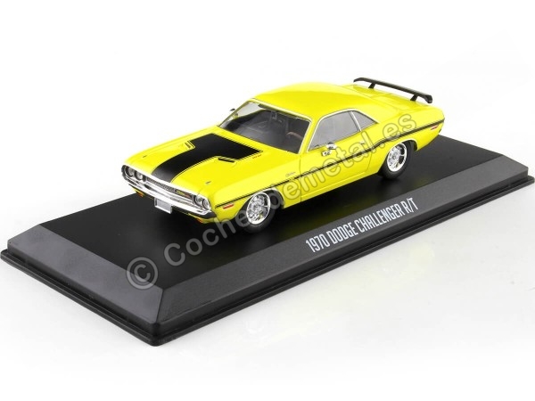 1970 Dodge Challenger R/T 383 Magnum "NCIS" Amarillo/Negro 1:43 Gre...