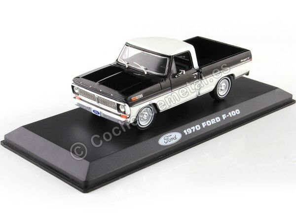 1970 Ford F-100 Pick-Up Azul Negro/Blanco 1:43 Greenlight 86338