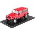 2017 Jeep Wrangler Unlimited Sahara Rojo 1:43 Greenlight 86177