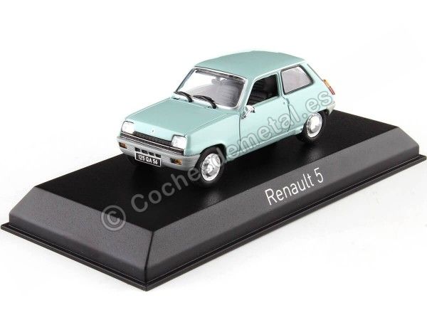 1972 Renault 5 R5 TL Azul Claro 1:43 Norev 510528