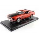 1969 Ford Mustang Boss 302 Rojo 1:18 Welly 12516