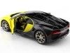 2016 Bugatti Chiron Amarillo/Negro Metalizado 1:24 Maisto 32509