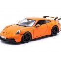 2021 Porsche 911 (992) GT3 Naranja Lava 1:24 Bburago 21104