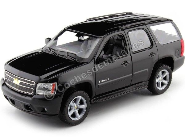 2008 Chevrolet Tahoe LT Negro 1:24 Welly 22509