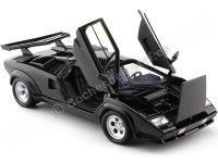 1974 Lamborghini Countach LP 5000 S Negro 1:24 Welly 24112