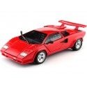 1974 Lamborghini Countach LP 5000 S Rojo 1:24 Welly 24112