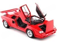 1974 Lamborghini Countach LP 5000 S Rojo 1:24 Welly 24112