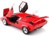 1974 Lamborghini Countach LP 5000 S Rojo 1:24 Welly 24112