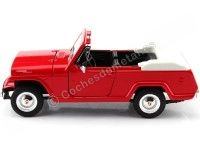 1970 Jeep Jeepster Commando Convertible Rojo/Blanco 1:24 Welly 24117