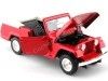 1970 Jeep Jeepster Commando Convertible Rojo/Blanco 1:24 Welly 24117