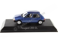 1988 Peugeot 205 GL Azul Ming 1:43 Norev 471736