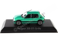 1990 Peugeot 205 GTi Griffe Verde Metalizado 1:43 Norev 471722