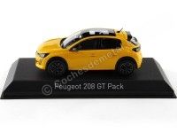 2022 Peugeot 208 GT Pack Amarillo Faro 1:43 Norev 472835