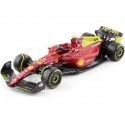 2022 Scudería Ferrari F1-75 Nº55 Carlos Sainz GP F1 Monza 1:43 Bburago 36832S