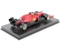 2021 Scuderia Ferrari F1 SF21 Nº55 Carlos Sainz Rojo Scuderia 1:43 Bburago Signature Series 36828S