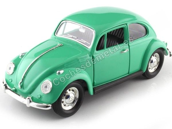 1967 Volkswagen Beetle VW Escarabajo Verde 124 Lucky Diecast 24202