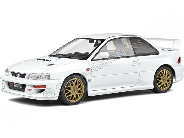 1998 Subaru Impreza 22B Blanco Puro 1:18 Solido S1807404 1998 Subaru Impreza 22B Blanco Puro 1:18 Solido S1807404