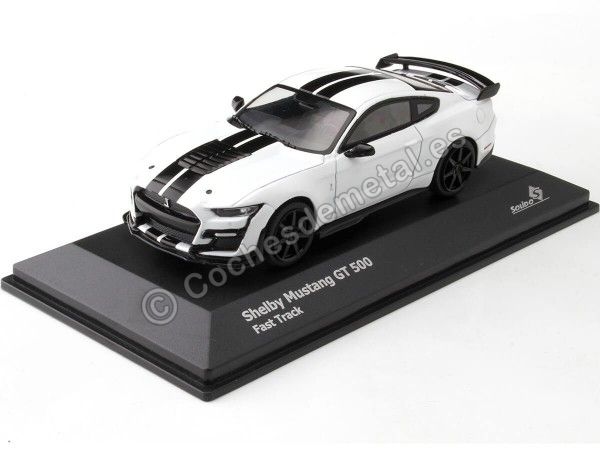 2020 Ford Shelby Mustang GT500 Fast Track Blanco/Negro 1:43 Solido S4311503