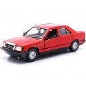 1987 Mercedes-Benz 190E 2.6 (W201) Rojo 1:24 Bburago 21103