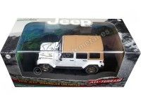 2018 Jeep Wrangler Unlimited Golden Eagle Blanco/Camel 1:43 Greenlight 86173