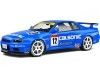 2000 Nissan Skyline GT-R (R34) Streetfighter Calsonic Tribute Azul 1:18 Solido S1804307