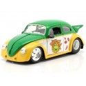 1959 Volkswagen Drag Beetle + Michelangelo "Tortugas Ninja" 1:24 Jada Toys 33741 253285002