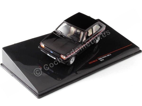 1978 Ford Fiesta MK I Negro 1:43 IXO Models CLC519N.22