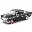 Cochesdemetal.es 1955 Chevrolet Bel Air Hard Top Negro Metalizado 1:18 Motor Max 73185