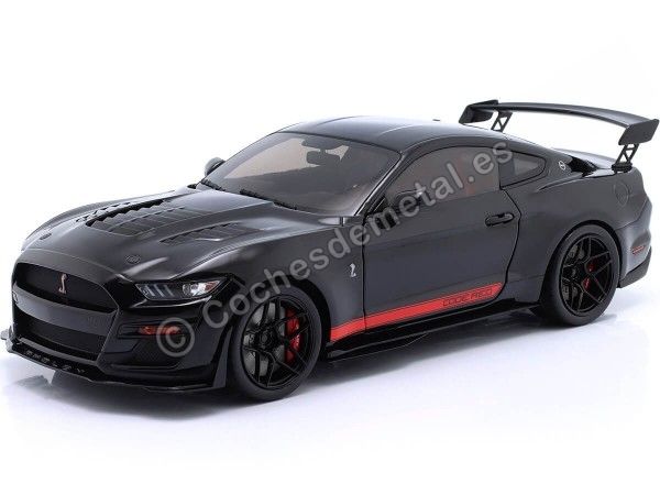 2022 Ford Mustang Shelby GT 500 Code Red Negro/Rojo 1:18 Solido S1805909 2022 Ford Mustang Shelby GT 500 Code Red Negro/Rojo 1:18 Solido S1805909