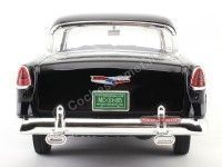 Cochesdemetal.es 1955 Chevrolet Bel Air Hard Top Negro Metalizado 1:18 Motor Max 73185