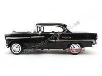 Cochesdemetal.es 1955 Chevrolet Bel Air Hard Top Negro Metalizado 1:18 Motor Max 73185