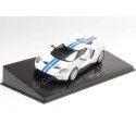 2017 Ford GT Blanco/Azul 1:43 IXO Models CLC536N.22