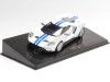 2017 Ford GT Blanco/Azul 1:43 IXO Models CLC536N.22