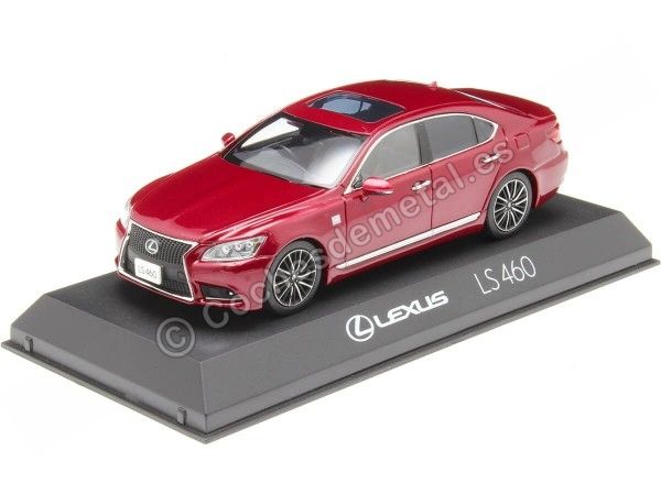 2015 Lexus LS460 F Sport (XF40) Rojo 1:43 Kyosho 03659RM