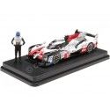 2019 Toyota TS050 Hybrid Nº8 Ganador 24h LeMans + Figura Fernando Alonso + Urna Expositora 1:43 Cochesdemetal LM2019SET