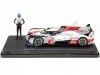 2019 Toyota TS050 Hybrid Nº8 Ganador 24h LeMans + Figura Fernando Alonso + Urna Expositora 1:43 Cochesdemetal LM2019SET