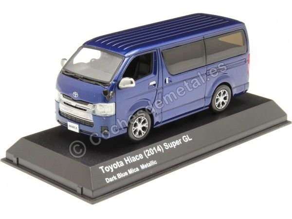 2014 Toyota Hiace Super GL Azul Marino Metalizado 1:43 Kyosho 03861BM