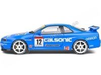 2000 Nissan Skyline GT-R (R34) Streetfighter Calsonic Tribute Azul 1:18 Solido S1804307