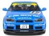 2000 Nissan Skyline GT-R (R34) Streetfighter Calsonic Tribute Azul 1:18 Solido S1804307