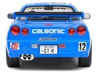 2000 Nissan Skyline GT-R (R34) Streetfighter Calsonic Tribute Azul 1:18 Solido S1804307