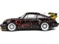 2021 Porsche 911 (964) RWB Rauh-Welt Aoki Negro con Decoración 1:18 Solido S1807507