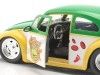 1959 Volkswagen Drag Beetle + Michelangelo "Tortugas Ninja" 1:24 Jada Toys 33741 253285002