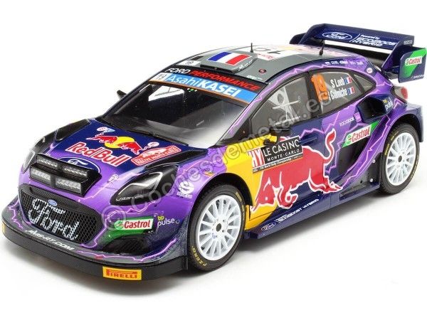 2022 Ford Puma Rally1 Nº19 Loeb/Galmiche Ganador Rallye Monte Carlo 1:18 Solido S1809502