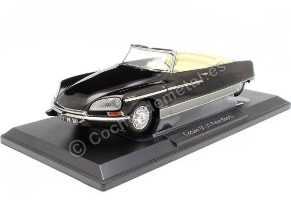 1968 Citroen DS 21 Convertible "Palm Beach" Negro 1:18 Norev 181746