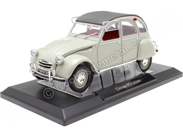 1966 Citroen 2CV AZAM Gris Rosa 1:18 Norev 181430